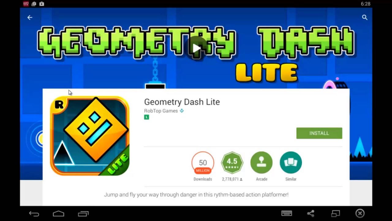 Geometry Dash online free games 66